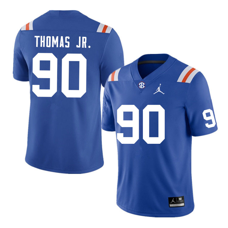 Men #90 Chris Thomas Jr. Florida Gators College Football Jerseys Sale-Throwback